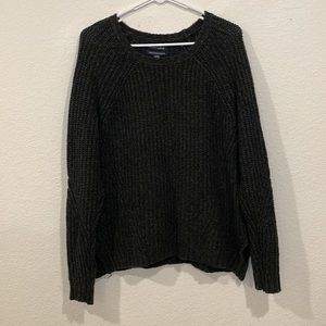American Eagle Olive Knit Sweater